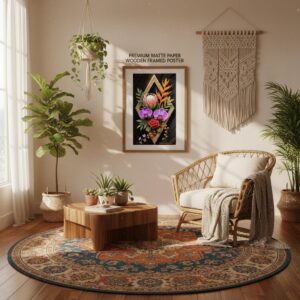 Wooden Mounted Framed Poster